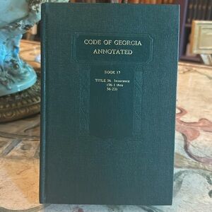 Code of Georgia Annotated. Book 17